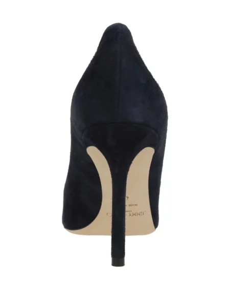 Pantofi cu toc Jimmy Choo din piele de căprioară albastru