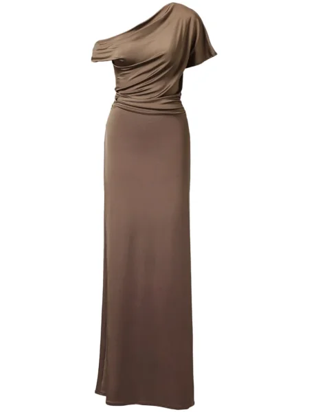 Костюм макси рокля Tove кафяво