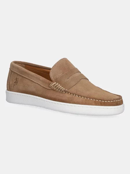U.S. Polo Assn. Semišové mokasíny MIGUEL hnědé