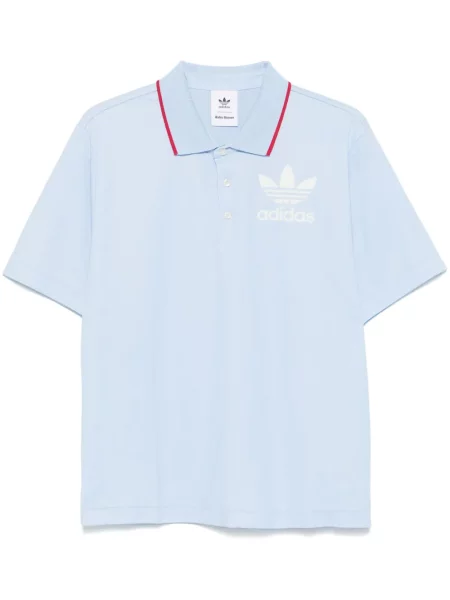Hanorac din fleece Adidas cu glugă roșu