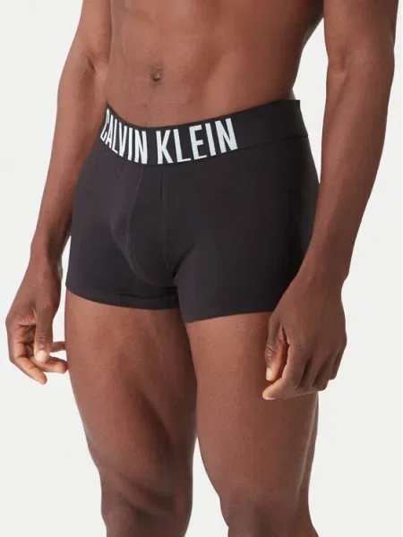 Pánske boxerky Calvin Klein Trunk 3 páry Black bodies/white/aerial/turbulence sivá