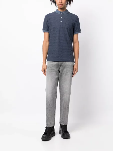 Polo marškinėliai Private Stock mėlyna