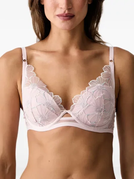 Sutien Chantelle cu model floral roz