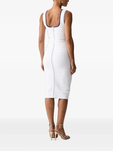 Rochie midi Retrofete alb