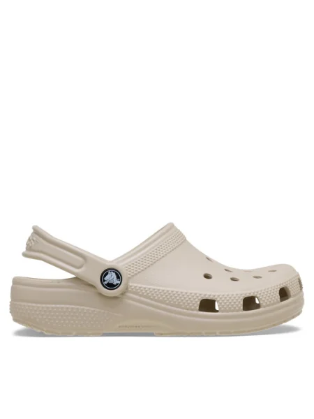 Papuci copii Crocs bej