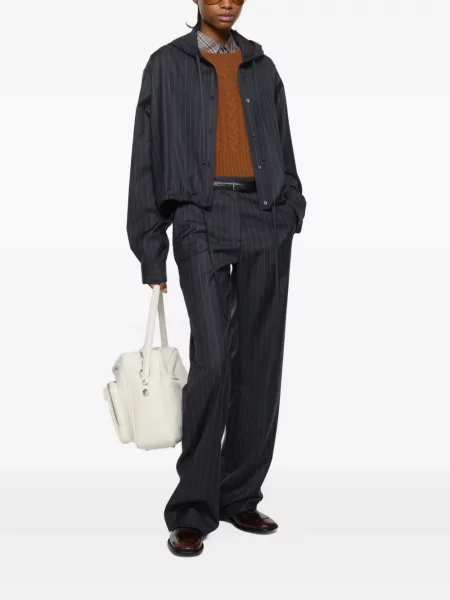 Geacă Acne Studios de lână albastru