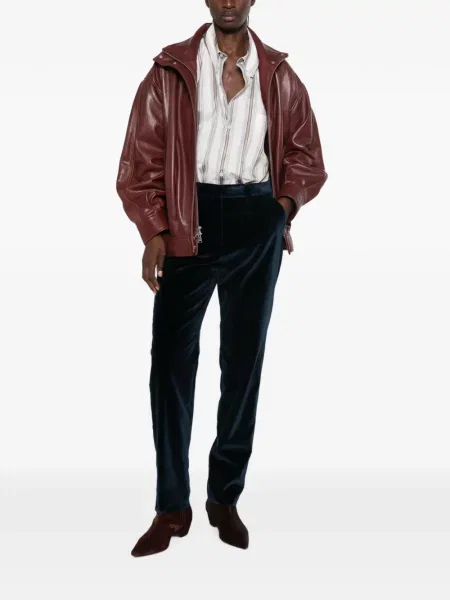 Pantaloni Etro de catifea albastru