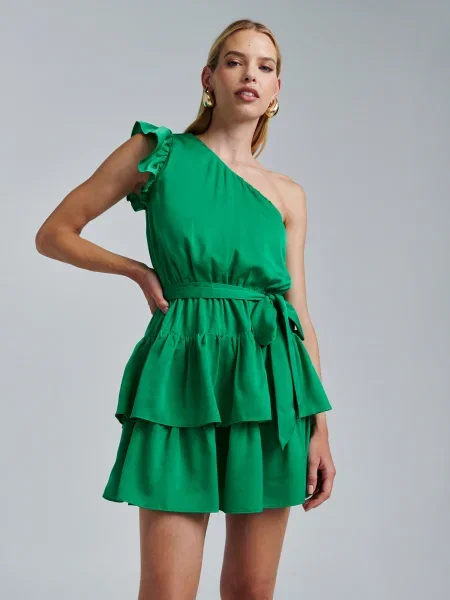 BWLDR Rochie de cocktail Santi pin verde