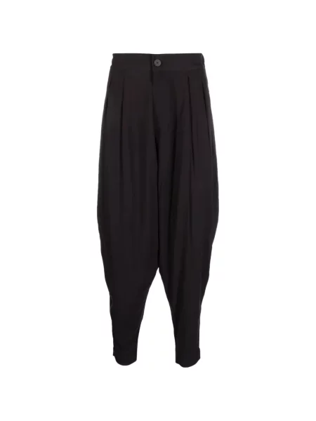 Pantaloni Tessitura Body Couture conici negru