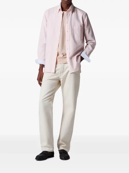 Cămașă Paul Smith cu dungi roz