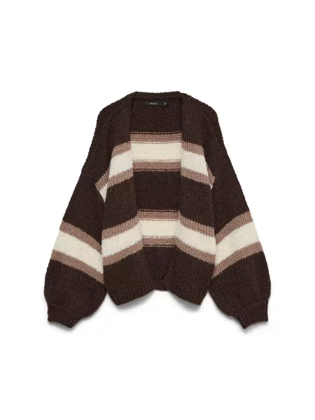VERO MODA Pletena jopa VMMAYBE svetlo / temno / temno rjava bež