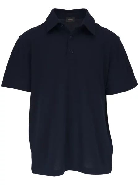 Polo Brioni clasic albastru