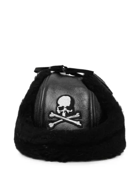 Căciulă Mastermind World din piele negru