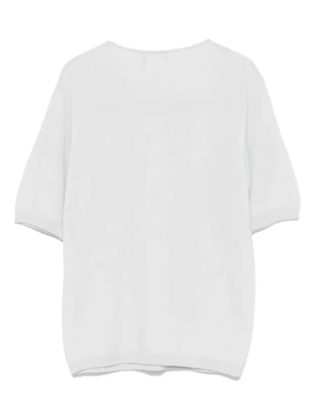 Tricou Bruno Manetti din cașmir albastru