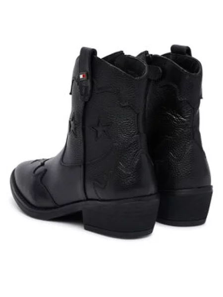 Tommy Hilfiger Western csizmák fekete