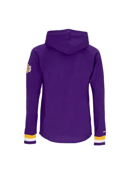 Bluza z kapturem Mitchell & Ness fioletowa