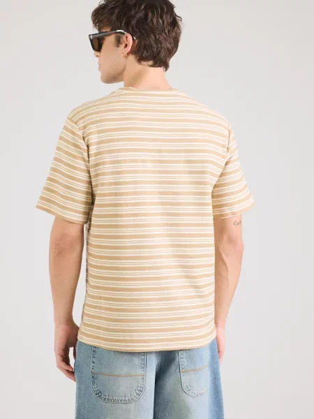 INDICODE JEANS Póló Drip bézs fehér