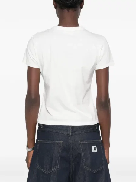 Tricou Kenzo cu broderie alb
