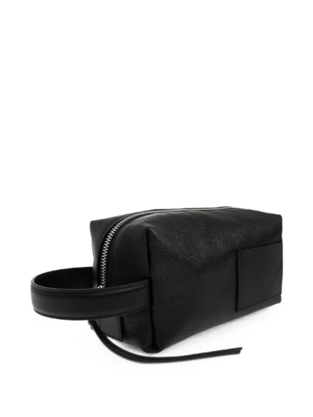Geantă Jil Sander cu autograf negru