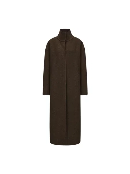 Płaszcz Ruohan tweedowy brązowy