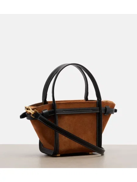 Shopper torbica Tod's iz semiša rjava