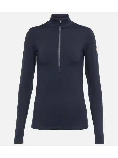 Pulover Fusalp de jumătate de fermoar negru