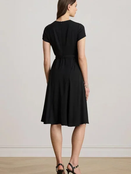 LAUREN RALPH LAUREN Rochie cocktail Flare Fit negru