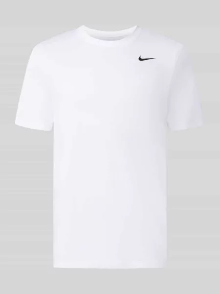 T-shirt z nadrukiem logo i okrągłym dekoltem Nike Training biała