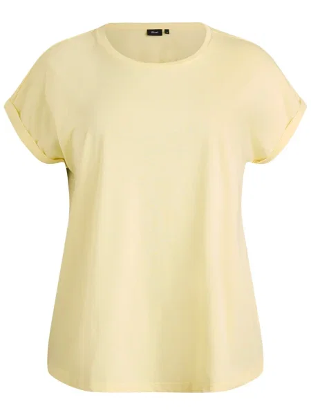 Zizzi Tricou MKATJA pastel galben