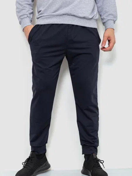 Штани спортивні Ager темно-синій бавовна/поліестер сині