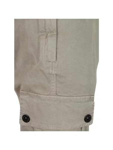 Spodnie cargo Stone Island z kamieniami zielone