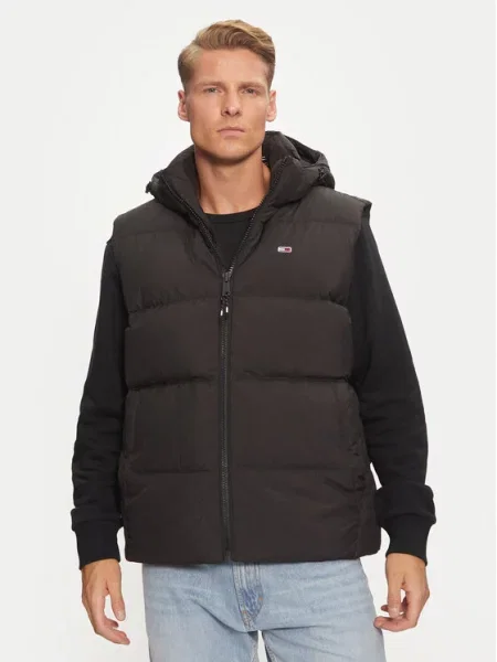 Γιλέκο Tommy Jeans μαύρο