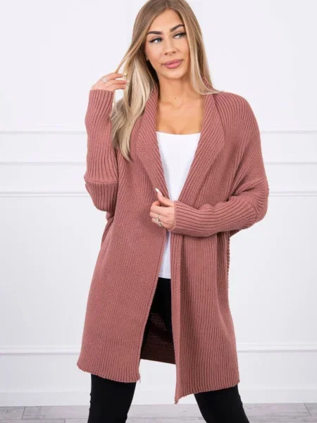 Pulover Kesi cu mânecă liliac roz