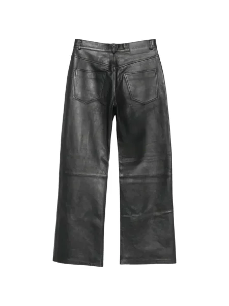 Pantaloni Haikure din piele negru