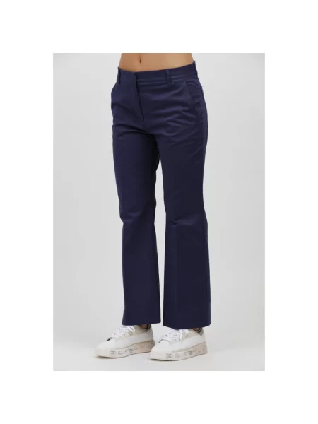 Spodnie Max Mara Weekend dzwony niebieskie