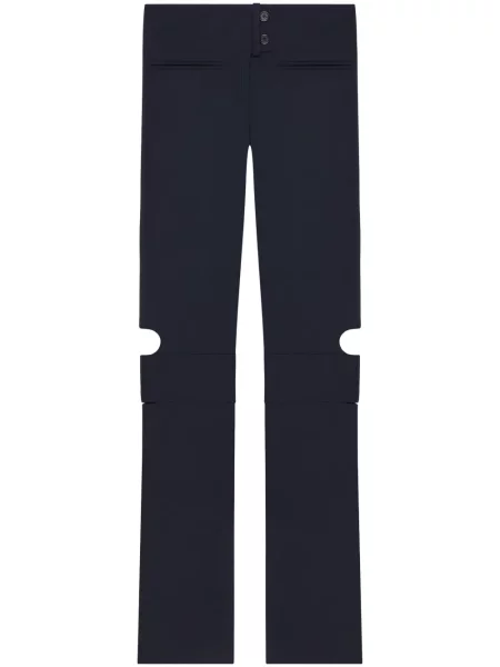 Pantaloni Courreges cu cataramă albastru