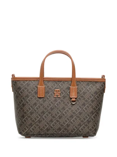 Geantă shopper Tommy Hilfiger negru