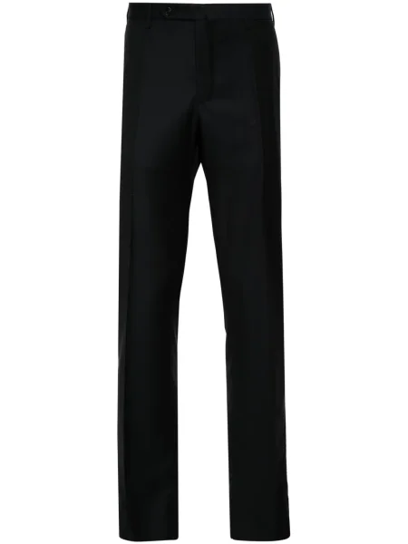 Pantaloni Incotex de lână albastru