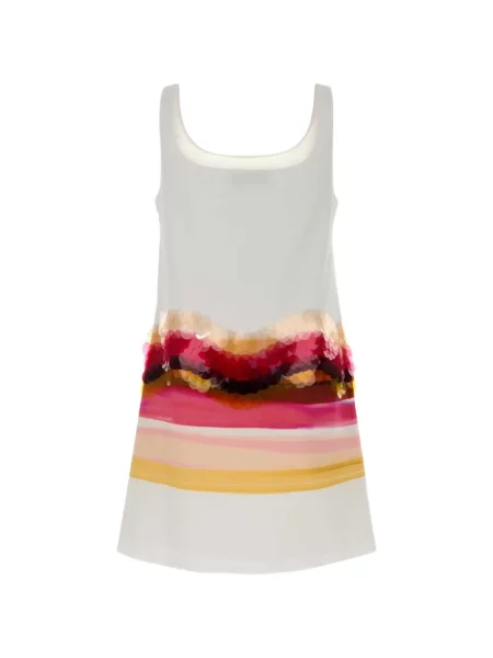 Rochie mini Fendi cu paiete alb