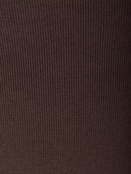 Rochie maxi St. Agni fără bretele maro