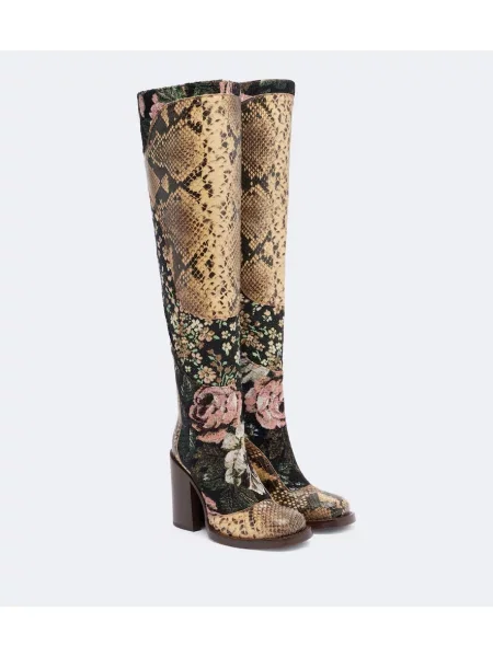 Cizme Dries Van Noten din piele