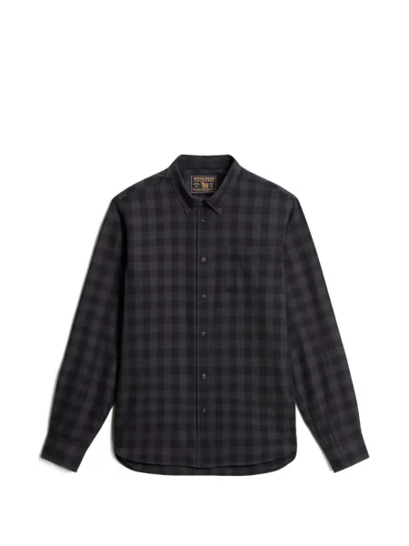 Cămașă Woolrich în carouri negru
