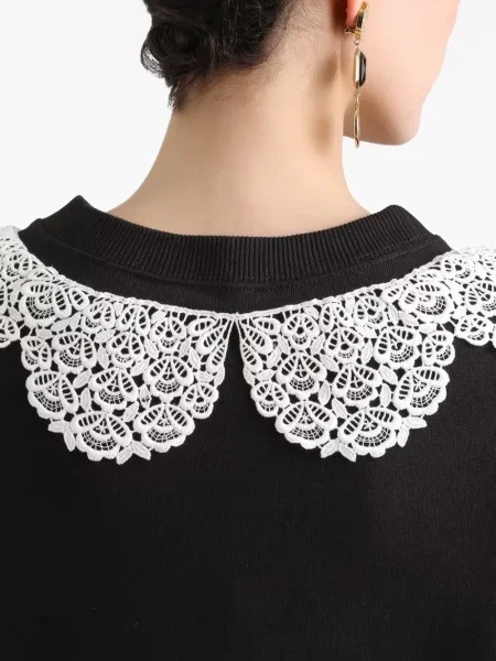 Hanorac Dolce & Gabbana din dantelă negru