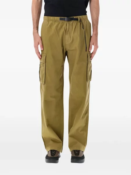 Cu centură pantaloni cargo Gramicci verde