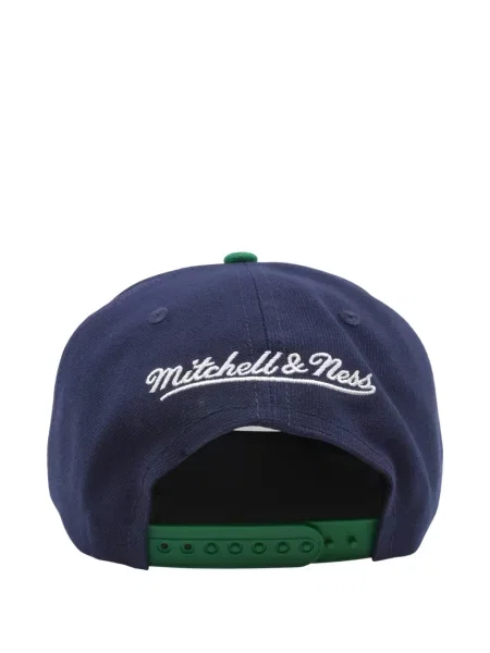 Șapcă Mitchell & Ness cu autograf albastru