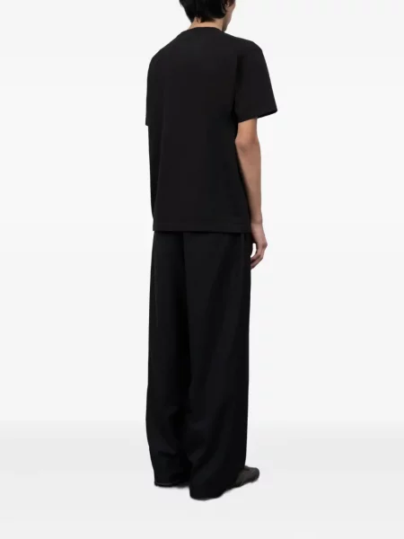 Тениска Lady White Co. с кръгло деколте бяло