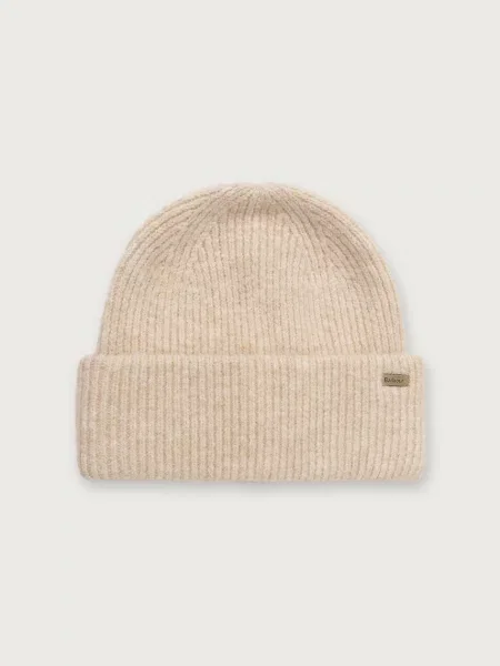 Barbour căciulă de damă cu amestec de lână bej