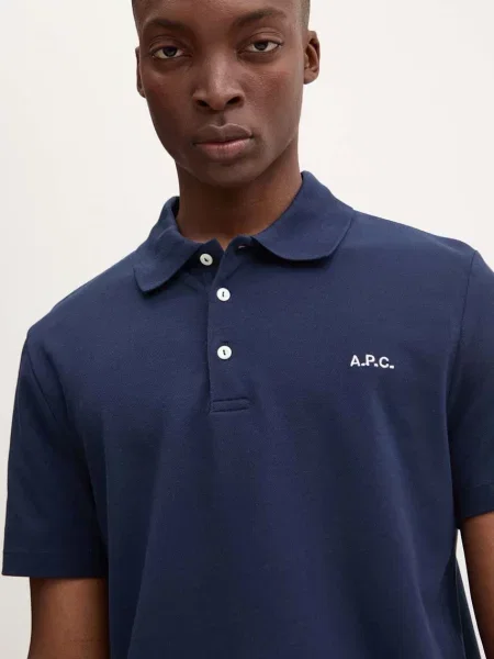 Tricou polo A.p.c. albastru