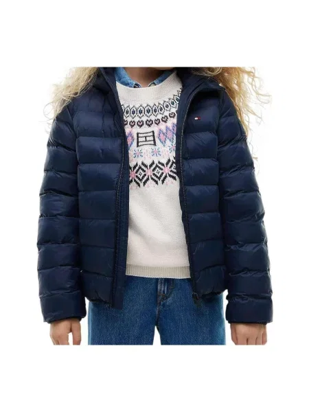 Geacă copii Tommy Hilfiger albastru