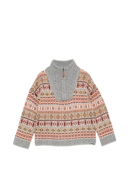 Sweter dziecięcy Bonton szary